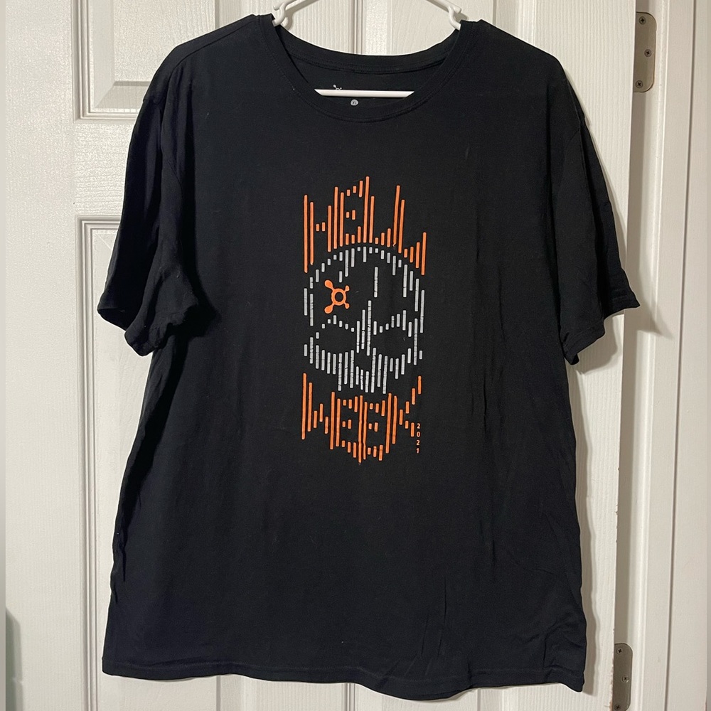 XL Orangetheory Fitness 2021 Hell Week Black Reflective TShirt